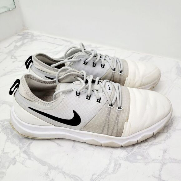 Nike White & Grey Sneakers Running Shoes Size: 5.5US - Picture 3 of 10